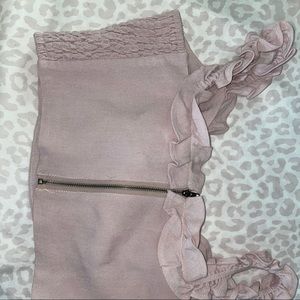 Cotton candy la crop top